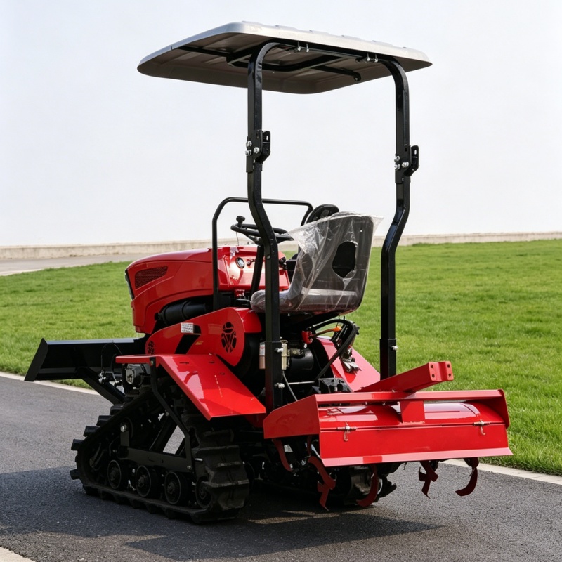 Farming Agriculture - Customized 2026 Hot-Selling Crawler Rotary Tiller,