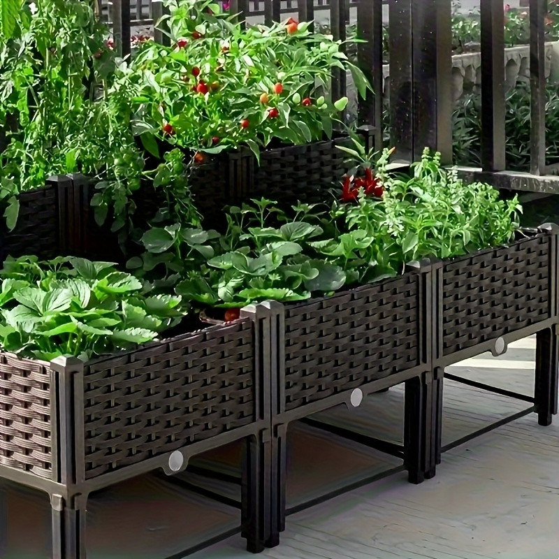 Vegetable Transplanter - Garden Raised Bed, Elevated Flower Plant