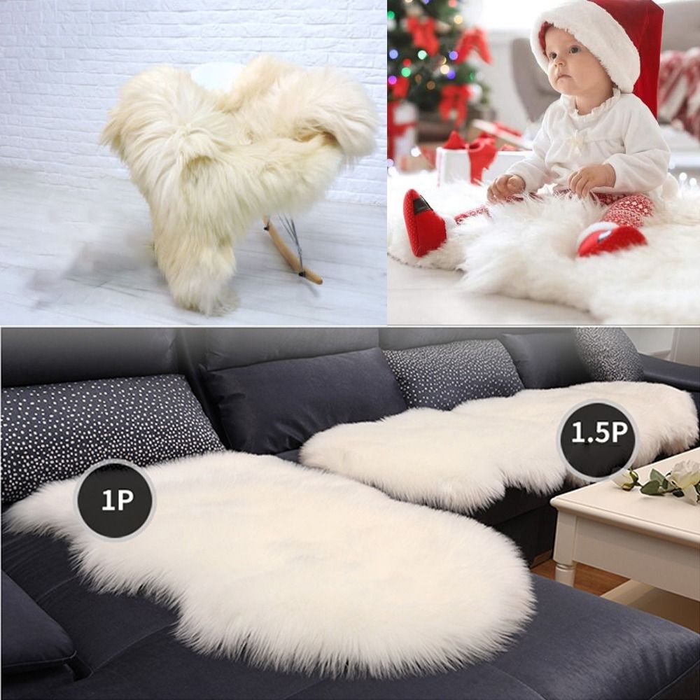 Soft Faux Fluffy Shaggy Rugs A – Cow Mat Rubber Bewertung und Preis