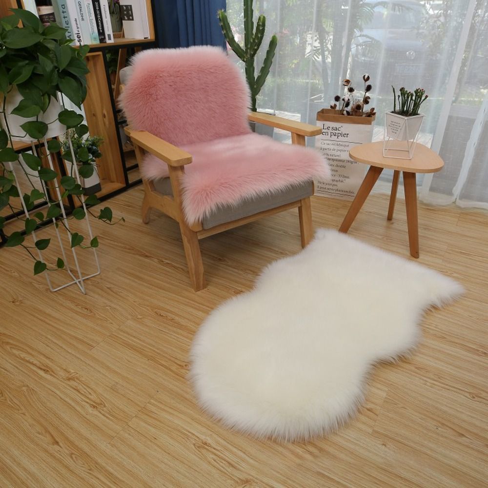 Soft Faux Fluffy Shaggy Rugs A – Cow Mat Rubber Bewertung und Preis