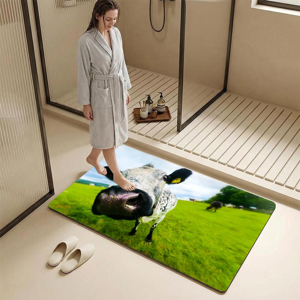 Abstract Cow Animal KWaii Floo – Cow Mat Rubber Bewertung und Preis
