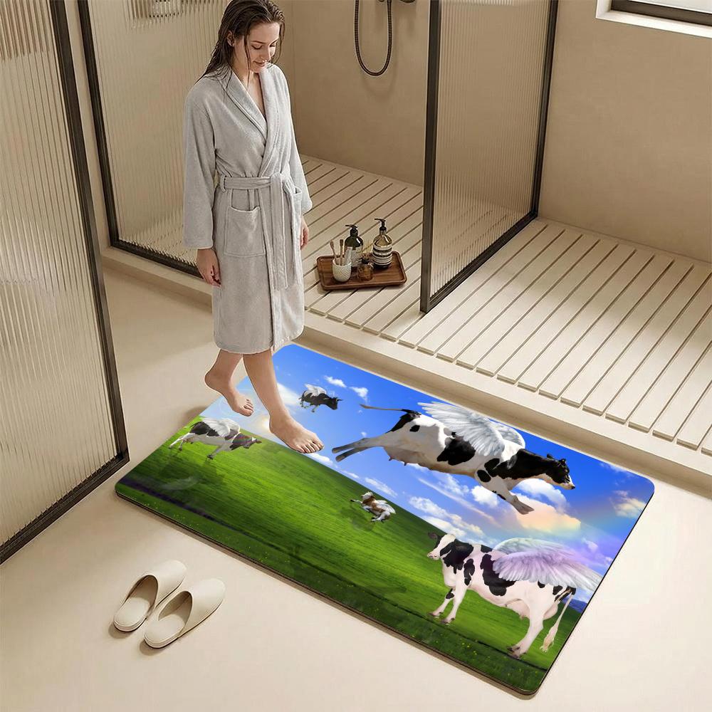 Abstract Cow Animal KWaii Floo – Cow Mat Rubber Bewertung und Preis