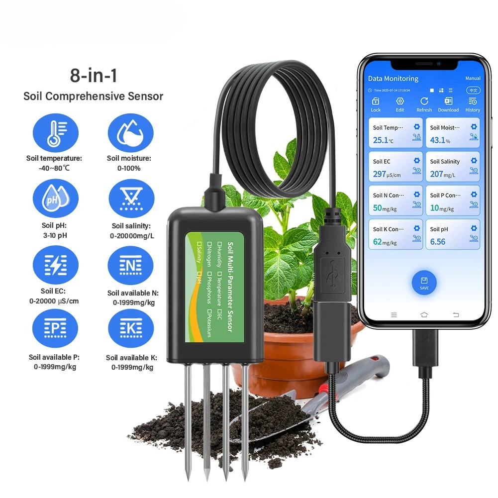 Soil Sensor 8 in 1 for Agricul – Precision Farming Smart Agriculture Bewertung und Preis