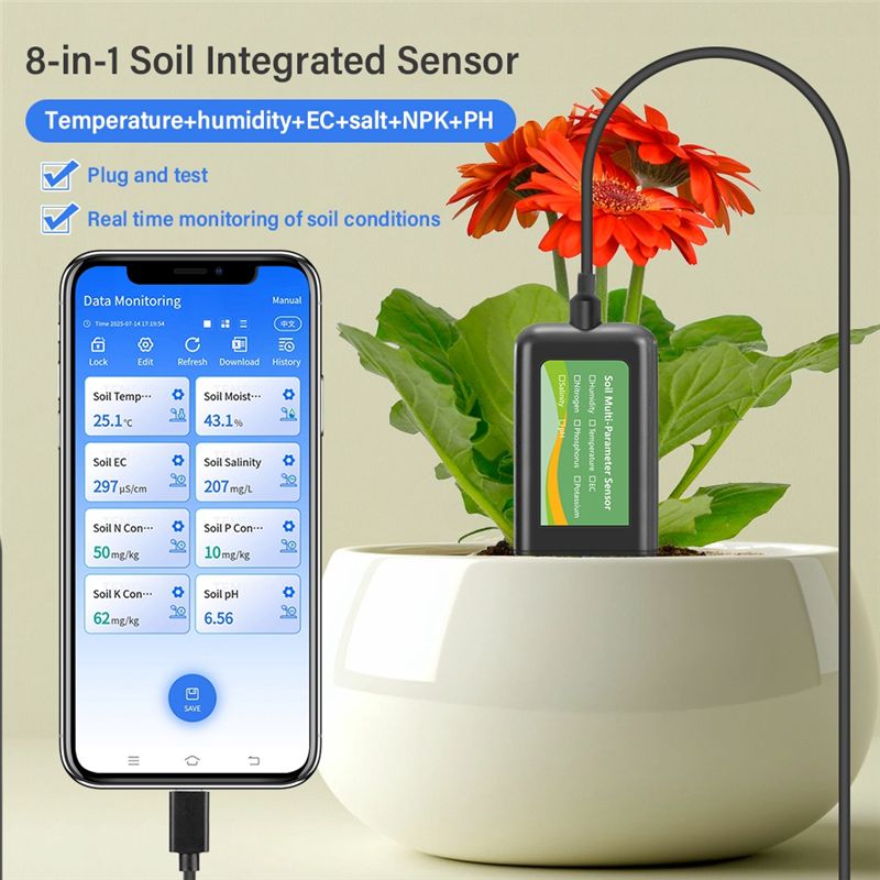 AEE6-8In One Soil Sensor For A – Precision Farming Smart Agriculture Bewertung und Preis