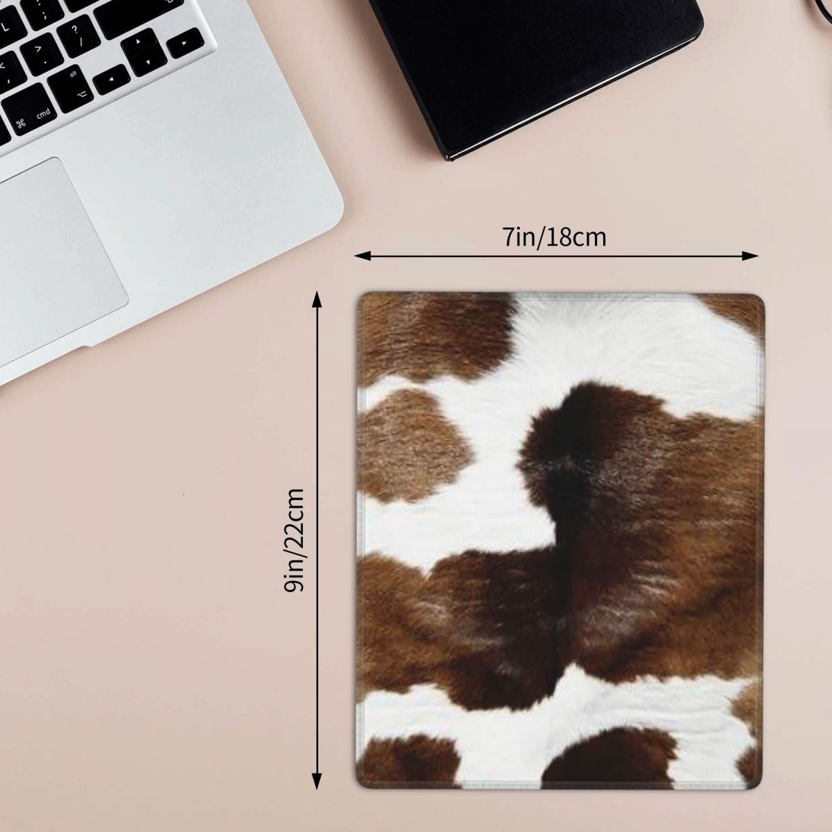 Rustic Ranch Cow Print 7x9 in  – Cow Mat Rubber Bewertung und Preis