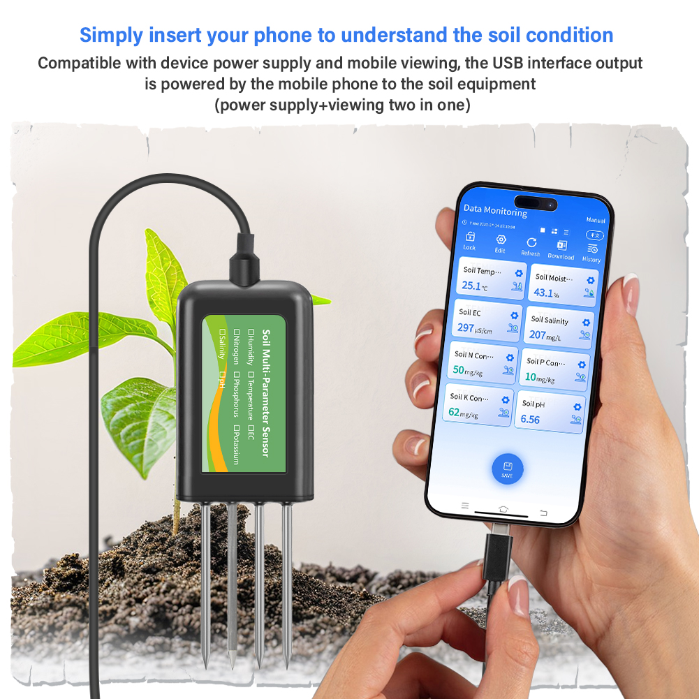YAGO Soil Sensor 8 in 1 for Ag – Precision Farming Smart Agriculture Bewertung und Preis