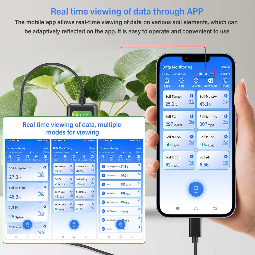 YAGO Soil Sensor 8 in 1 for Ag – Precision Farming Smart Agriculture Bewertung und Preis
