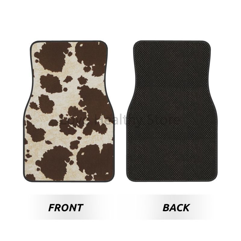 Cow Car Floor Mats Set of 4 Br – Cow Mat Rubber Bewertung und Preis