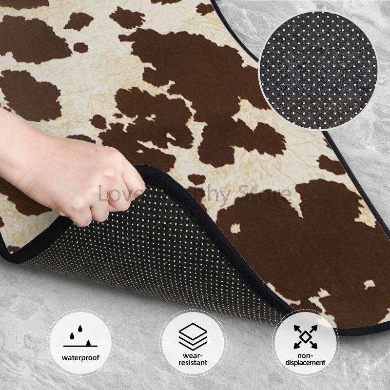 Cow Car Floor Mats Set of 4 Br – Cow Mat Rubber Bewertung und Preis
