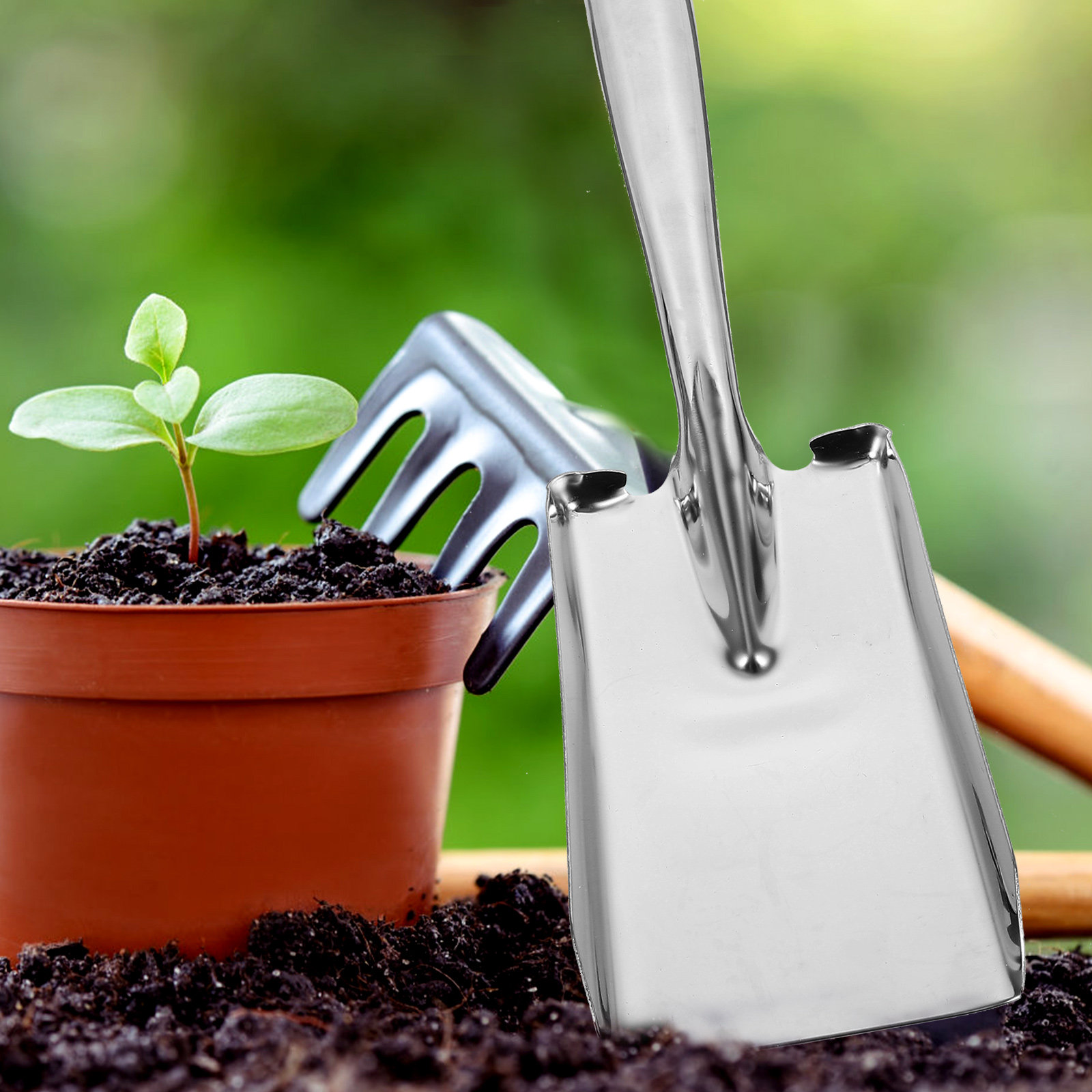 Thicken Stainless Steel Shovel – Vegetable Transplanter Bewertung und Preis