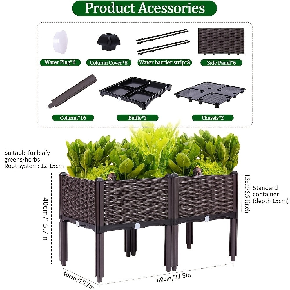 Garden Raised Bed, Elevated Fl – Vegetable Transplanter Bewertung und Preis
