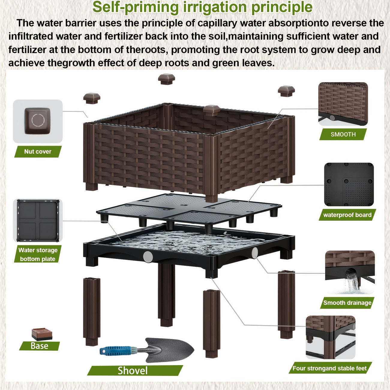 Garden Raised Bed, Elevated Fl – Vegetable Transplanter Bewertung und Preis