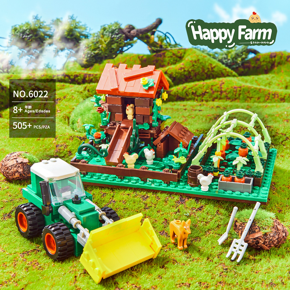 Happy Ranch MOC Building Block – Agriculture Farming Vehicles Bewertung und Preis
