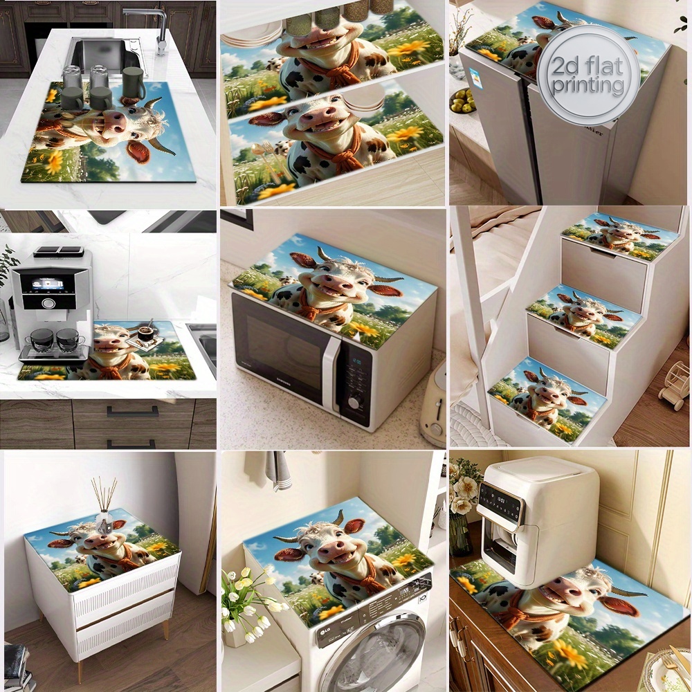 2D Flat Printing 1pc Cow Print – Cow Mat Rubber Bewertung und Preis